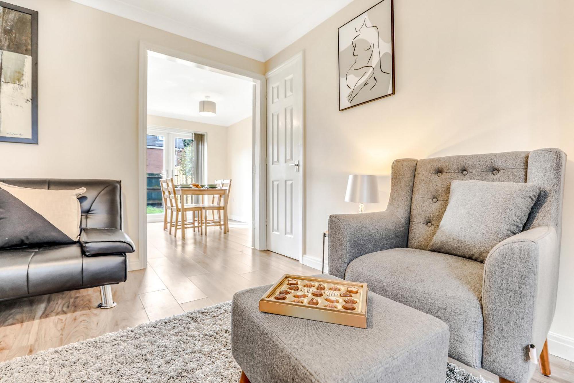 Silver Stag Properties, 3 Bedroom W Parking And Garden Smisby Exterior foto
